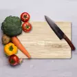Monivärinen 100% Temperoitu Lasi Leikkuulauta 20x30 cm - Antibakteerinen, Helppo Puhdistaa, Liukumaton Silikonijalat - Keittiötyövälineet - 8684283725052 - 2