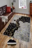 Monivärinen 50x80 cm Antibakteerinen 3D Digitaalipainettu Polyesterimatto - Konepestävä, Liukumaton, 8 mm Nukka - Pienet matot ja käytävämatot - 8682870592322 - 2