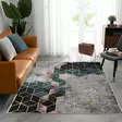 Monivärinen 50x80 cm Antibakteerinen 3D Digitaalipainettu Polyesterimatto - Konepestävä, Liukumaton, 8mm Nukka - Pienet matot ja käytävämatot - 8682870592452 - 3