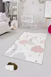 Monivärinen 80x120 cm Konepestävä Antibakteerinen 3D Digitaalipainettu Polyesterimatto Liukumaton Alapuoli - Pienet matot ja käytävämatot - 8681875772852 - 2