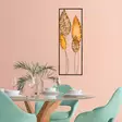Monivärinen Käsintehty Koristeellinen Metalli Seinäkoriste 32x90 cm - Yksilöllinen Taideteos Kodin Sisustukseen - Koristeet, koriste-esineet - 8683743679652 - 3