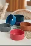 Monivärinen Keraaminen Kulhosetti (6 kpl) - 14 cm / 520 cc - Mikroaaltouuni- ja Astianpesukoneenkestävä - Tarjoiluastiat - 8683742883562 - 2