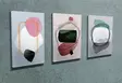 Monivärinen Koristeellinen Canvas-taulu (3 kpl) - 60% Puuvilla, 40% Polyesteri, 30x40 cm, Puukehys, Digitaalinen Painatus - Taulut ja kehykset - 8682870702752 - 4