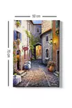 Monivärinen Koristeellinen Canvas-taulu 50x70 cm - 100% Puinen Kehys 3 cm - Seinäsisustus - Taulut ja kehykset - 8681875610642 - 4