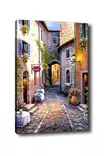 Monivärinen Koristeellinen Canvas-taulu 50x70 cm - 100% Puinen Kehys 3 cm - Seinäsisustus - Taulut ja kehykset - 8681875610642 - 1