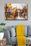 Monivärinen Koristeellinen Canvas-taulu 70x100 cm - Anonyymin Taiteilijan Elegantti Sisustustaulu - Taulut ja kehykset - 8681875612592 - 3