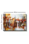 Monivärinen Koristeellinen Canvas-taulu 70x100 cm - Anonyymin Taiteilijan Elegantti Sisustustaulu - Taulut ja kehykset - 8681875612592 - 4