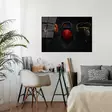 Monivärinen Koristeellinen Karkaistu Lasi Maalaus 70x100 cm - Tyylikäs Seinäkoriste Kotiin ja Toimistoon - Taulut ja kehykset - 8683742112822 - 5