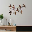 Monivärinen Koristeellinen Metalli Seinäkoriste - 100% Metalli, Koko 69x41x7 cm, Käsinmaalattu, Helppo Asennus - Koristeet, koriste-esineet - 8683742873822 - 2