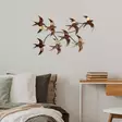 Monivärinen Koristeellinen Metalli Seinäkoriste - 100% Metalli, Koko 69x41x7 cm, Käsinmaalattu, Helppo Asennus - Koristeet, koriste-esineet - 8683742873822 - 3