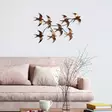 Monivärinen Koristeellinen Metalli Seinäkoriste - 100% Metalli, Koko 69x41x7 cm, Käsinmaalattu, Helppo Asennus - Koristeet, koriste-esineet - 8683742873822 - 4