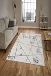 Monivärinen Matto 160x230 cm - 100% Polyesteri, Antibakteerinen, Konepestävä, Liukumaton, 3D Digitaalinen Painatus - Suuret ja keskikokoiset matot - 8681875926552 - 1