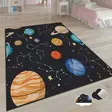 Monivärinen Polyesterimatto 140x220 cm - Liukumaton, Konepestävä, 10 mm Paksuus, Raschel Neulonta - Suuret ja keskikokoiset matot - 8682870690752 - 1