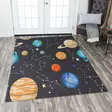 Monivärinen Polyesterimatto 140x220 cm - Liukumaton, Konepestävä, 10 mm Paksuus, Raschel Neulonta - Suuret ja keskikokoiset matot - 8682870690752 - 2