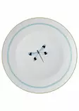 Monivärinen Posliininen Lautassetti (6 kpl) - Kestävä ja Tyylikäs Astiasto, Koko 27x27x2 cm, Astianpesukoneen Kestävä - Tarjoiluastiat - 8684283782512 - 11