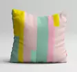 Monivärinen Tyynynpäällinen 3 kpl - 43x43 cm - 50% Puuvilla, 50% Polyesteri - Konepestävä ja Silityskelpoinen - Koristetyynyt - 8684283661152 - 4