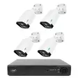 NVR PNI House IP716 -videovalvontapaketti, 16 IP-kanavaa 4K, H.265, ONVIF ja 4 PNI IP125 -kameraa IP:llä, 5MP, IP66 - PNI tuotteet - 5949066529092 - 1