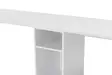 Opiskelupöytä, valkokulta, 240 cm leveä, tilava, kestävä - Työpöydät - 8684282978572 - 8