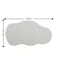 Peili, musta, 40 cm leveä ja 72 cm korkea, ekologinen, kestävä - Peilit - 8683743822652 - 8