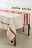 Pöytäliina, punainen, 160 x 220 cm, kestävä, helppohoitoinen - Pöytäliinat ja tabletit - 8684282835882 - 1