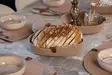 Puuvillainen leipäkorisetti (3 osaa), beige, 12 x 22 x 5 cm, kestävä, käsintehty, monikäyttöinen - Tarjoiluastiat - 8683742916352 - 4