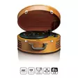 Retro levysoitin 2 Sisäänrakennettu kaiuttimet Brown - Levysoittimet ja neulat - 8711902034742 - 2
