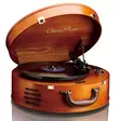 Retro levysoitin 2 Sisäänrakennettu kaiuttimet Brown - Levysoittimet ja neulat - 8711902034742 - 25