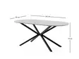 Ruokapöytä 180x90x79 cm, Vaaleanharmaa, MDF ja Rautajalat, Kestävä 100 kg, Moderni Muotoilu, 2 Pakettia - Ruokapöydät - 8684283011582 - 7