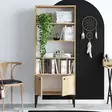 Safiiri Tammi Kirjahylly - Antibakteerinen, Helppo Koota, 100% Melamiinipinnoitettu, 60x175x30 cm, Ajaton Muotoilu - Kirjahyllyt - 8683342978712 - 3