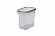 Säilytyslaatikko-setti (6 osaa), antrasiitti, 10,5 x 10,5 x 9 cm, kestävä, BPA-vapaa - Muovilaatikot ja säilytyslaatikot - 8683742868712 - 1