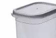Säilytyslaatikko-setti (6 osaa), antrasiitti, 10,5 x 10,5 x 9 cm, kestävä, BPA-vapaa - Muovilaatikot ja säilytyslaatikot - 8683742868712 - 3