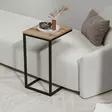 Sivupöytä, pähkinäpuu, 35 cm leveä, 65 cm korkea, 40 cm syvä, kestävä, tyylikäs, käytännöllinen - Sivu- ja apupöydät - 8683742465652 - 3
