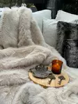 Sohvan Suojus Beige 150x100 cm - 100% Polyesteri, Konepestävä, Liukumaton Alapuoli - Tyylikäs ja Kestävä Suoja - Päiväpeitteet ja torkkupeitot - 8684283850242 - 4