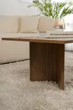 Sohvapöytä, saksanpähkinä, 119 cm leveä - Yksittäiskappaleet - 0283080142642 - 5