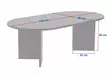 Sohvapöytä, saksanpähkinä, 119 cm x 40 cm x 60 cm, kestävä, tyylikäs, helppohoitoinen - Sohvapöydät - 8684283441532 - 9