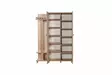 Sonoma Oak Hall Stand - 100% Melamiini, 18mm, Muovijalat, Puukahvat, UV-pinnoite, 135x194x36 cm, Monikäyttöinen - Eteiskaapit - 8681875381702 - 7