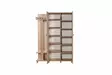 Sonoma Oak Hall Stand - 100% Melamiini, 18mm, Muovijalat, Puukahvat, UV-pinnoite, 135x194x36 cm, Monikäyttöinen - Eteiskaapit - 8681875381702 - 8