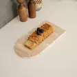 Tarjotin, beige, 17 x 31 x 1 cm, ylellinen, ajaton, kestävä - Tarjoiluastiat - 8684283056392 - 2