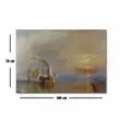 The Fighting Temeraire - Monivärinen 100% Mokkanahkainen Taidekangas 70x100 cm, Joseph Mallord, 100% Puukehys 3 cm - Taulut ja kehykset - 8681875400472 - 4