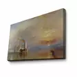The Fighting Temeraire - Monivärinen 100% Mokkanahkainen Taidekangas 70x100 cm, Joseph Mallord, 100% Puukehys 3 cm - Taulut ja kehykset - 8681875400472 - 1