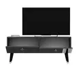 TV-taso Anthracite 120x30x50 cm - 100% Melamiinipinnoitettu Lastulevy, PVC-jalat 15 cm, Tyylikäs ja Kestävä - TV-tasot - 8683742102212 - 5