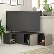 TV-taso, huonekalut, antrasiitti vaaleanruskea, 100% melamiinipinnoitettu lastulevy, 18 mm, 90x32x92 cm, seinäkiinnitys - TV-tasot - 8681875402902 - 3