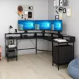 Työpöytä Musta 180x90x60 cm - 100% Melamiinipinnoitettu Lastulevy, 18 mm Paksuus, 2 Pakkausta, Kestävä ja Tyylikäs - Työpöydät - 8684282258612 - 3