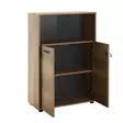 Tyylikäs Tammi Kirjahylly - 100% Melamiinipinnoitettu Lastulevy, 16 mm Paksuus, 72x110x34 cm, Kestävä ja Elegantti - Kirjahyllyt - 8684282189152 - 5