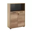 Tyylikäs Tammi Kirjahylly - 100% Melamiinipinnoitettu Lastulevy, 16 mm Paksuus, 72x110x34 cm, Kestävä ja Elegantti - Kirjahyllyt - 8684282189152 - 3