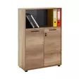 Tyylikäs Tammi Kirjahylly - 100% Melamiinipinnoitettu Lastulevy, 16 mm Paksuus, 72x110x34 cm, Kestävä ja Elegantti - Kirjahyllyt - 8684282189152 - 2