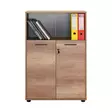 Tyylikäs Tammi Kirjahylly - 100% Melamiinipinnoitettu Lastulevy, 16 mm Paksuus, 72x110x34 cm, Kestävä ja Elegantti - Kirjahyllyt - 8684282189152 - 1