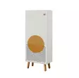 Valkoinen Kenkäkaappi - 100% Melamiinipinnoitettu Lastulevy, UV-suojattu, Koko: L50 x K135 x S38 cm, Useita Hyllyjä - Kenkäkaapit - 8684282305132 - 1