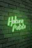 Vihreä Joustava Neon LED Valaisin - IP67 Vesitiivis - 47x29x2 cm - 12V DC - 40000h - Sisäänrakennettu Ripustusjärjestelmä - Valokoristeet ja valohahmot - 8682870655362 - 3