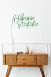 Vihreä Joustava Neon LED Valaisin - IP67 Vesitiivis - 47x29x2 cm - 12V DC - 40000h - Sisäänrakennettu Ripustusjärjestelmä - Valokoristeet ja valohahmot - 8682870655362 - 6